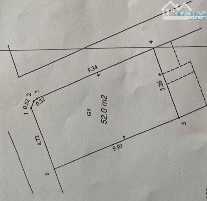 BÁN MẢNH ĐẤT NHƯ ẢNH ĐÍNH KÈM, HIỆN TRẠNG 2 TẦNG CŨ, PHÔ NGUYỄN AN NINH, HOÀNG MAI DT 52M2