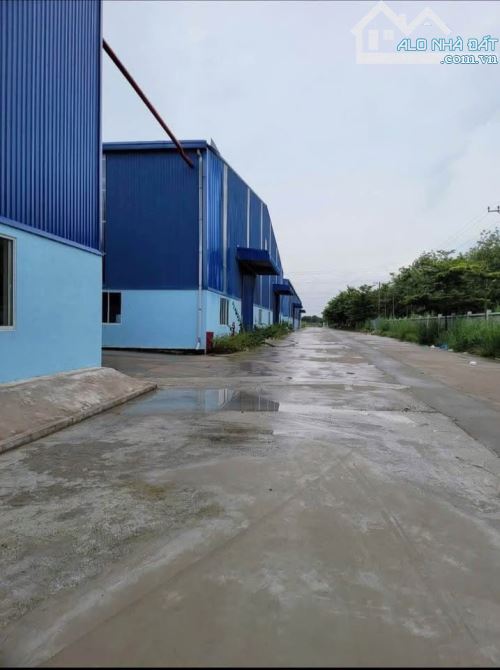 Cho thuê kho xưởng KCN Hải Sơn, Long An, KV: 10.000m2, xưởng : 7.100m2 - 1