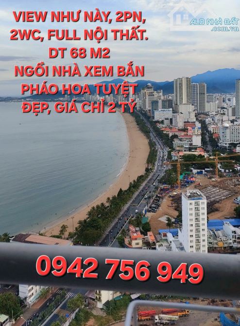 Bán căn View biển, trung tâm thành phố, full nội thất, chung cư Mường Thanh Trần Phú, Nha - 2