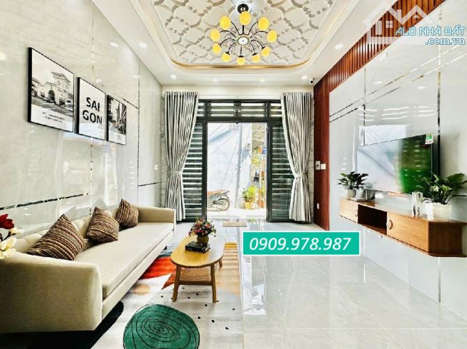 NHÀ MỚI ĐẸP LUNG LINH, FULL NỘI THẤT, SỔ ĐẸP, 60M2 (4X15), CHỈ 3.5 TỶ - 3