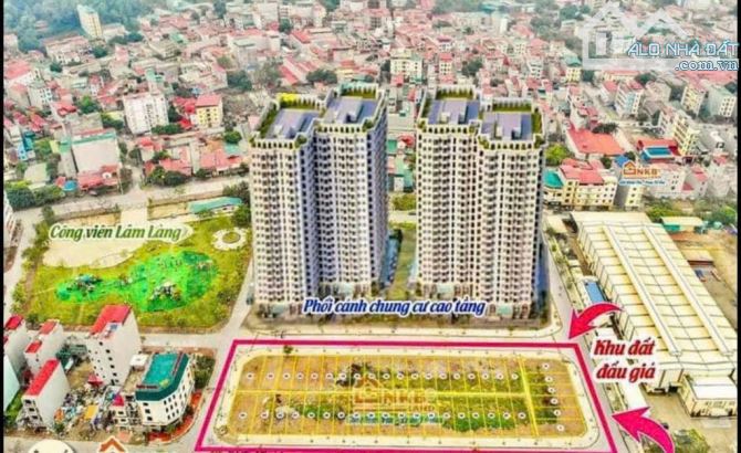 Bán lô góc đấu giá Lãm Làng, giá 10,6 tỷ