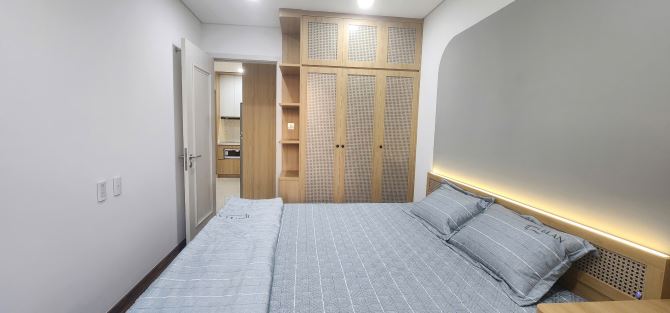 Cho thuê căn 1 ngủ full đồ dự án The Minato Residence giá 14 triệu bao phí.