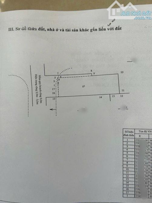 VHA120 Bán nhà cấp 4 đường Phước Huệ cách bãi biển 1.4km