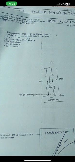 Đấ thổ cư 5m etieu gàn sân bay 255tr - 1