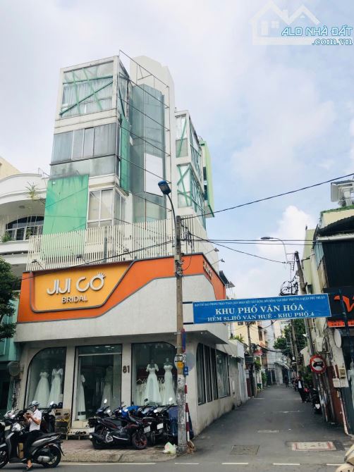 Góc 2MT! MT 81 Hồ Văn Huê, Phú Nhuận, 7.2x16m, CN: 98m2, 5 Tầng - HĐT: 60 triệu, giá 29 tỷ - 2