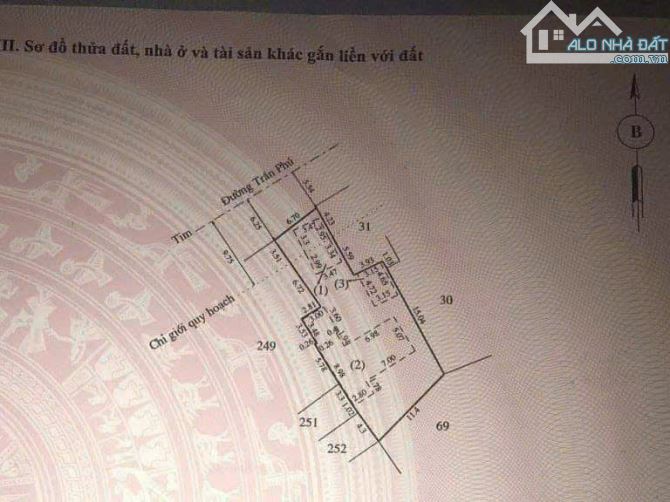 Mặt tiền TRẦN PHÚ - 263m2 - trục chính kinh doanh