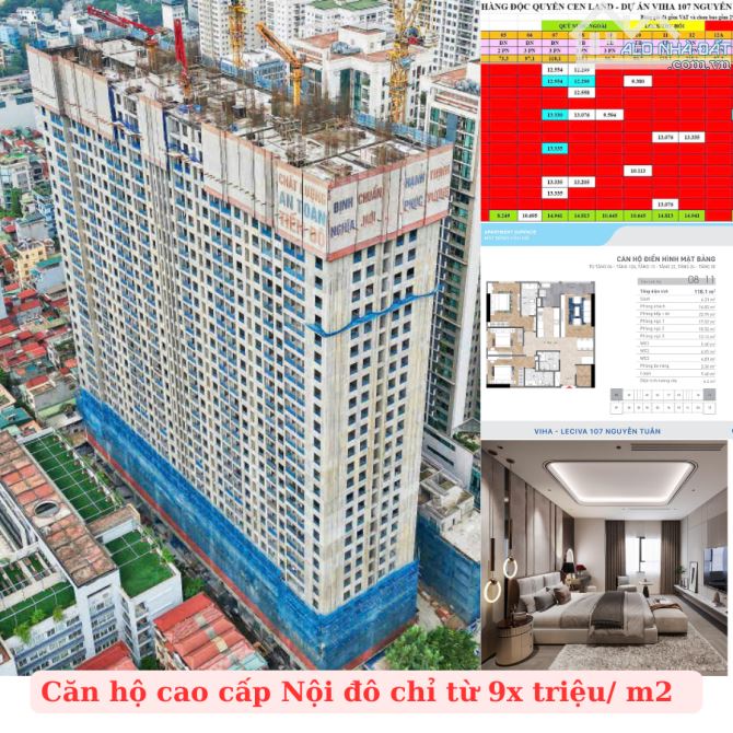 QUÀ TẶNG CẤT NÓC VIHA COMPLEX TẶNG 100 TRIỆU, CĂN HỘ CHẤT LƯỢNG SỐ 1 THANH XUÂN