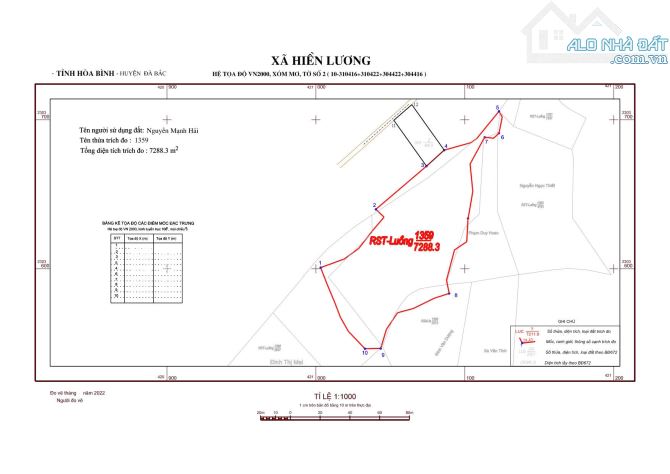 Bán đất ở và nghỉ dưỡng 7000m2 có 400m2 thổ cư