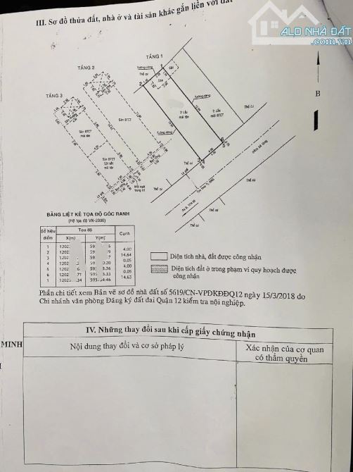 Bán Nhà Q12 - Lâm Thị Hố - 59M2 - 3 Tầng - HXH. 10M Chỉ Hơn 4 Tỹ - 10