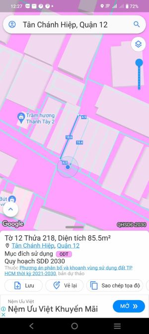 Bao đầu tư chỉ 3,9 tỷ - Huỳnh Thị Hai Quận 12 - Trêt lửng 88m2 4,5x19 - HXH. - 1