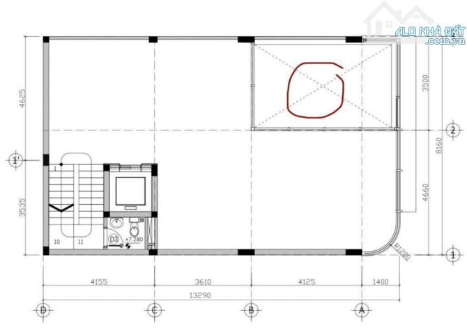 Cho thuê sàn Văn Phòng MT Trương Định, Phường Võ Thị Sáu, Quận 3. DT 96m2 chỉ 30tr - 1