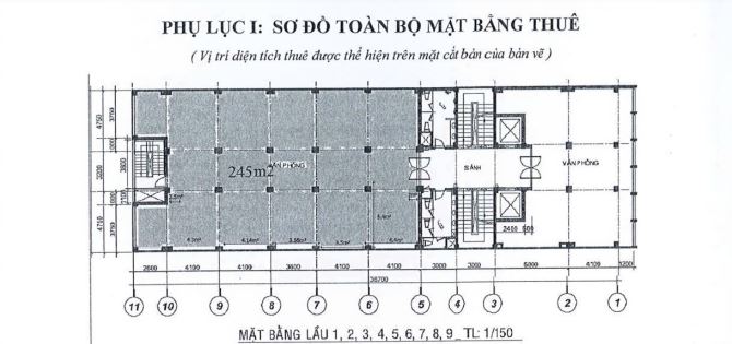 Cho thuê MB Lầu 7, 68 Nguyễn Huệ, p. Bến Nghé, Quận 1