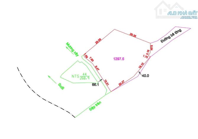 1500m Có 1000m Đất Ở - Bám Suối Đá Cực Đẹp - Vuông Vắn Thích Hợp Làm Nghỉ Dưỡng.