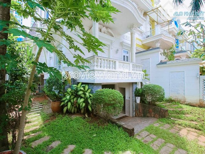 Cho thuê villa Thảo Điền, DTSD 460m2, 1 hầm + 3 tầng, 4PN, hồ bơi đẹp - 1