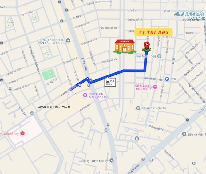 Bán nhà MT nội bộ khu Tên Lửa, 4 x 16m, 3.5 tấm, 8.5 tỷ. gần Aeon Mall (Tín Hưng). - 1