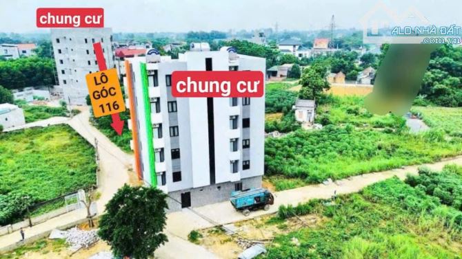 Mua đất tặng nhà, 168m lô góc 3 mặt thoáng đất nền Hoà lạc, chung cư mini, FPT - 1