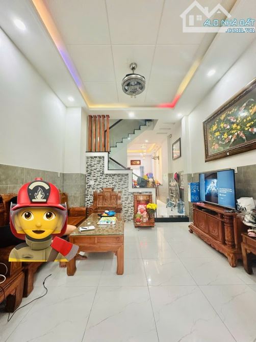 BÁN CĂN NHÀ MỚI 3 TẦNG, 50m2, HẺM XE HƠI 6m, NGAY GẦN EAON TÂN PHÚ , NHỈNH 4 TỶ. - 1