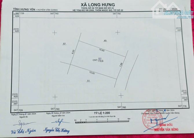 BÁN ĐẤT THỔ CƯ GIÁ TỐT NHẤT KHU VỰC VĂN GIANG – HƯNG YÊN - 1