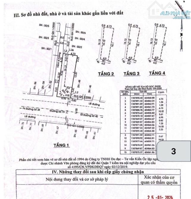 Bán nhà 7mx22m x 4 tầng có Thang Máy Mặt tiền đường 79 Tân Quy, 154m2 thổ chỉ 22 tỷ - 1