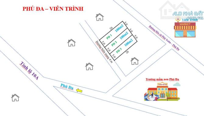 Đất Huế giá rẻ thị trấn Phú Đa chỉ 340tr/100m² - 2