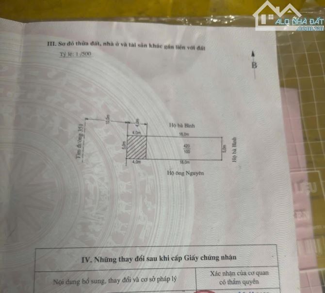 BÁN LÔ ĐẤT MẶT ĐƯỜNG 351 CÁCH THƯỢNG-NAM SƠN - 3