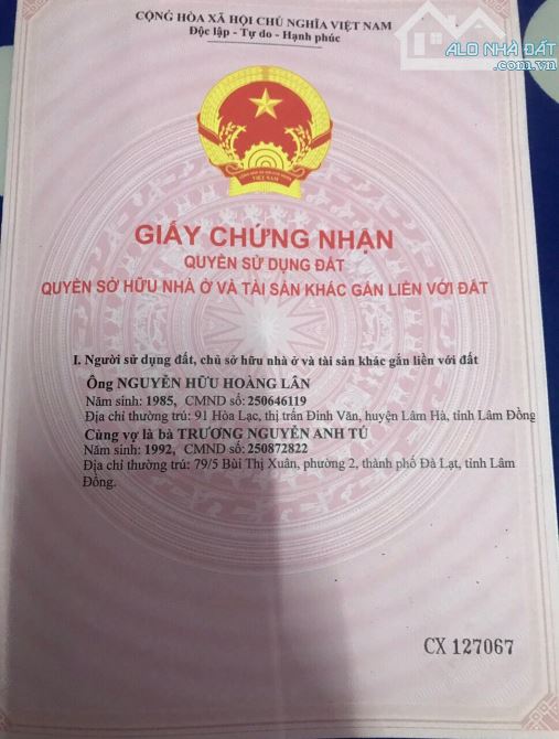 chỉ 50 tr / m2 đất KQH Thái Lâm Ngay trung tâm thành phố Đà Lạt - 4