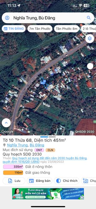 Đất mặt tiền Ql14 10x45 tc 100m giá 1.2 tỉ - 4