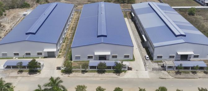 Cho thuê kho xưởng mới xây KCN Tân Phú Trung,Củ Chi,dt:2.400m2-2.551m2