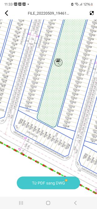 Bán đất nhìn vườn hoa lo14 Văn Phú . dt 115m , mt 5m . hướng TB , giá 2ty1