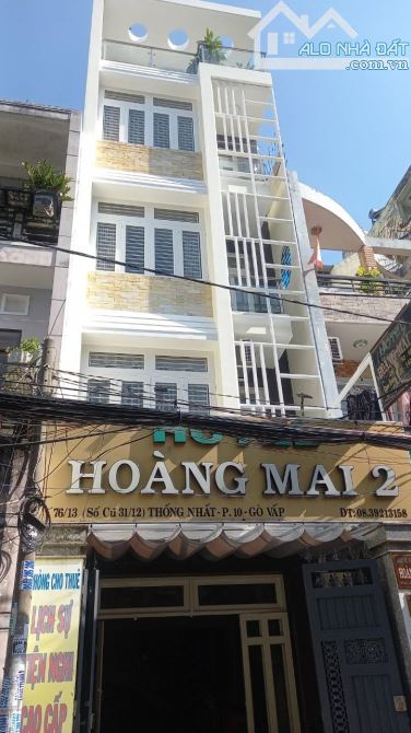 Bán Nhà hẻm 76/13 Thống Nhất, Phường 10, Gò Vấp, Hẻm 6m thông, 4,25x18,5m, Cn 65,9