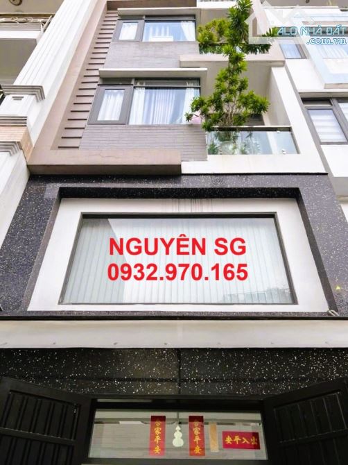 SIÊU PHẨM 5 TẦNG, DT 56M2 (4 x 14), HẺM 5M ÔTÔ VÔ NHÀ, KHU PHÂN LÔ VIP, HOÀNG HOA THÁM, BT