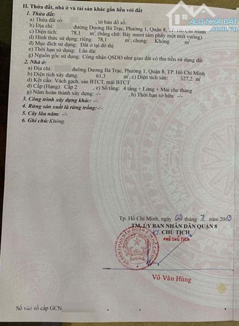 Bán nhà hẻm Dương Bá Trạc Phường 1 Quận 8. Nhà hẻm thông thoáng, nhà đang cho thuê CHDV th - 10