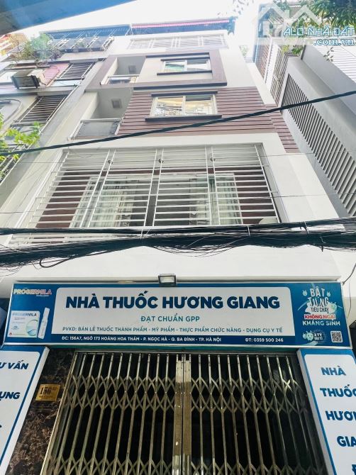 Bán nhà Hoàng Hoa Thám DT: 45m2, 5 tầng, MT: 5m, giá 13.5tỷ mặt ngõ thông kinh doanh - 1