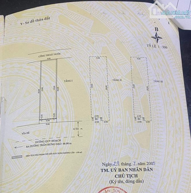 Bán nhà 3 tầng mặt tiền Nguyễn Thông. Cạnh sông Hàn. Cầu Rồng. DT: 100m2. Giá 9 tỷ TL - 2