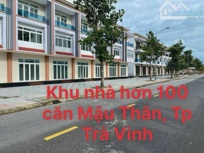 Đất 2 mặt tiền Mậu Thân K6, P9, Tp Trà Vinh, gần NH Hoàng Gia - 3