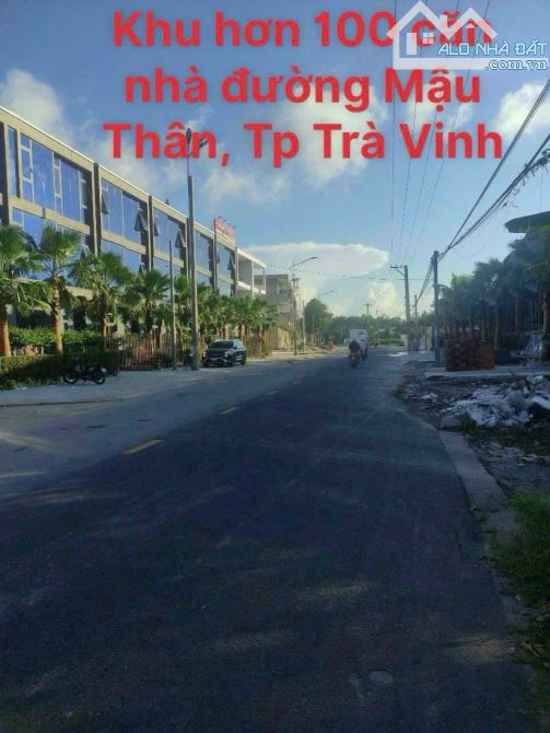 Đất 2 mặt tiền Mậu Thân K6, P9, Tp Trà Vinh, gần NH Hoàng Gia - 4