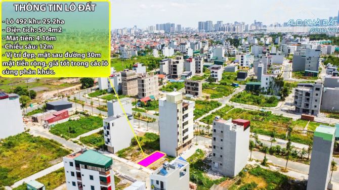 Cần bán mảnh đất dịch vụ Vân Canh 50m2 hàng hiếm có trên thị trường vị trí đẹp