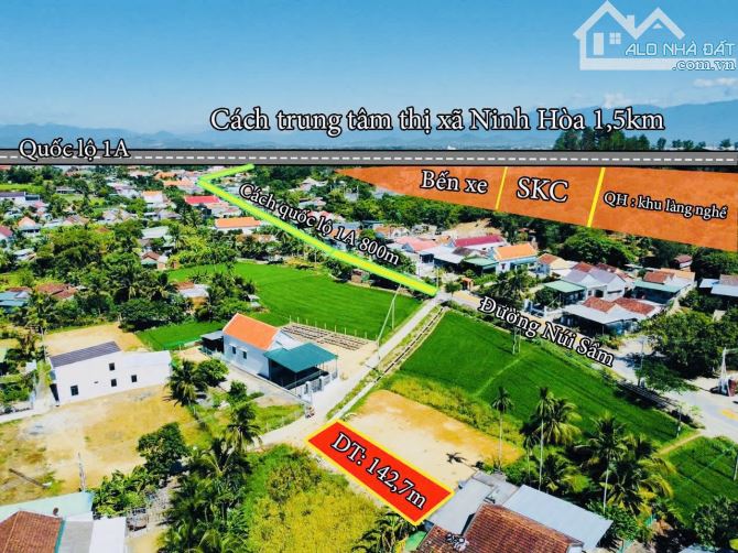 Bán đất Ninh Giang - Ninh Hoà, gần thị xã sổ hồng thổ cư