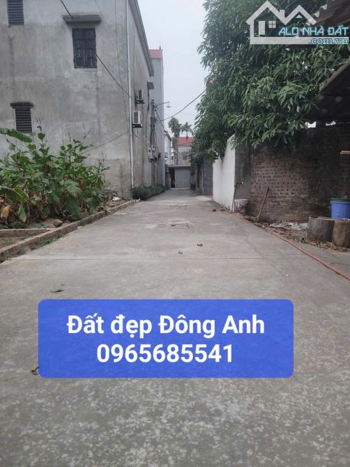 Đất đẹp Đông Anh 50m mặt tiền 5.3m giá 2.x tỷ. ngõ ô tô đậu cửa vài bước ra trục chính.