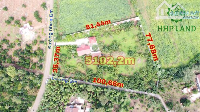 Bán nhà vườn nghỉ dưỡng 5100m2 xã Bàu Trâm, Long Khánh, Đồng Nai