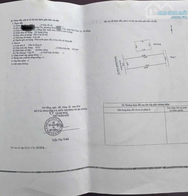 Lô mặt tiền Phan Huy Ôn Hòa Cường Bắc Hải Châu - 1