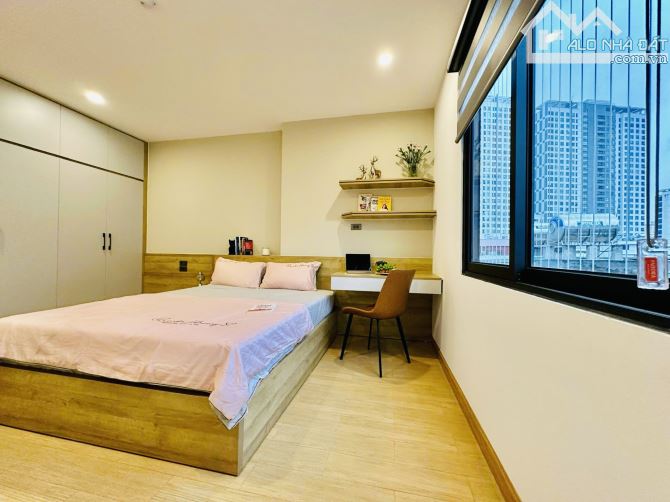 Bán toà CHDV Trương Định gần NEU, ngõ thông 3 gác 60m2*7T, TM, 17PN DT 1.2 tỷ/năm, PCCC