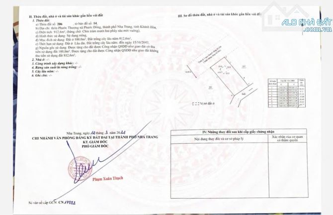 Hạ giá bán nhanh lô đất mặt tiền Tỉnh lộ 3, Phước Đồng gần 1000m2 giá chỉ 5,5tỷ - 2