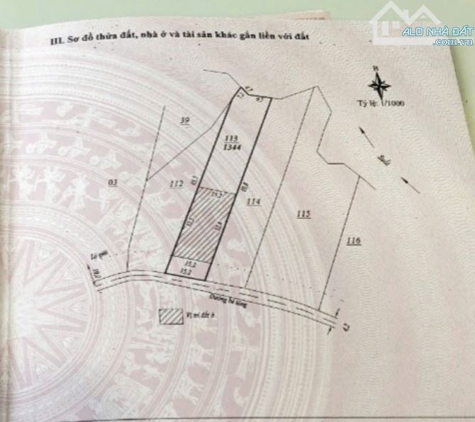 Bán lô đất Mê Linh- Gần Khu du lịch Chuồn Chuồn- 1340m🌲giá 2 Tỷ 7 - 3