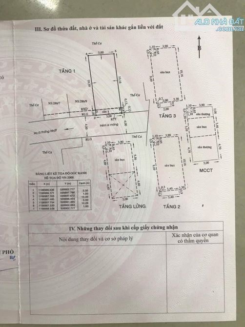 Bán Nhà hẻm 286/11 Thống Nhất, Phường 11, Gò Vấp, Hẻm 4m, 5x11,5m, Cn 56,6 m2 - 3