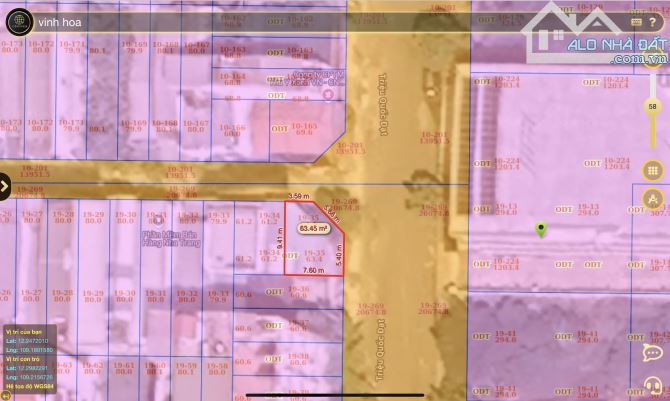 Lô góc hàng hiếm 63,4m2 ( rộng 9,4m ), Đường rộng 16m, Cách biển 1  phút - giá 4,8 tỷ - 3