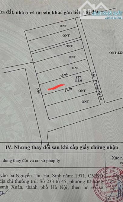 🔥 Làm việc trực tiếp 👉 Bán đất 2 mặt kiệt trước sau thôn Phú Thượng xã Hòa Sơn giá rẻ 🔥 - 4