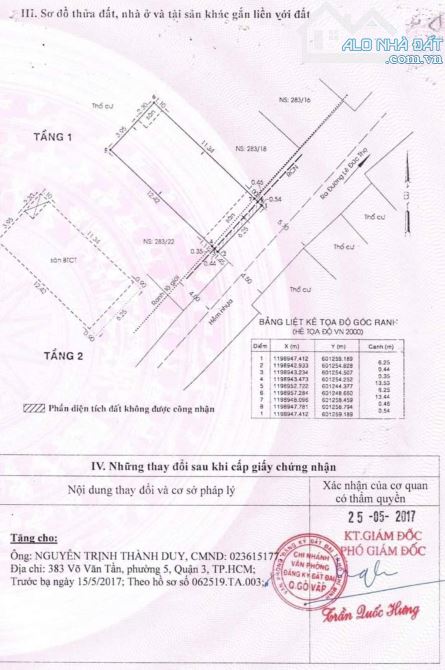 Bán nhà 283/20 Lê Đức Thọ, Phường 17, Gò Vấp, Hẻm 6m, 6,25x13,3m, Cn 86,8 m2 - 6