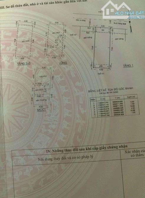 Bán Nhà hẻm 435/7/45 Thống Nhất, Phường 11, Gò Vấp, Hẻm 4m, 4,5x12m, Cn 54,7 m2, - 9