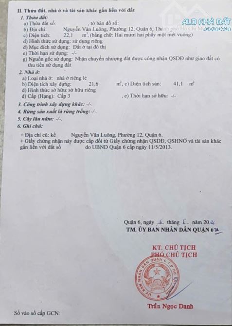 Bán nhà mới Nguyễn Văn Luông, 1 lầu 2 phòng ngủ, nhỉnh 2 tỷ!